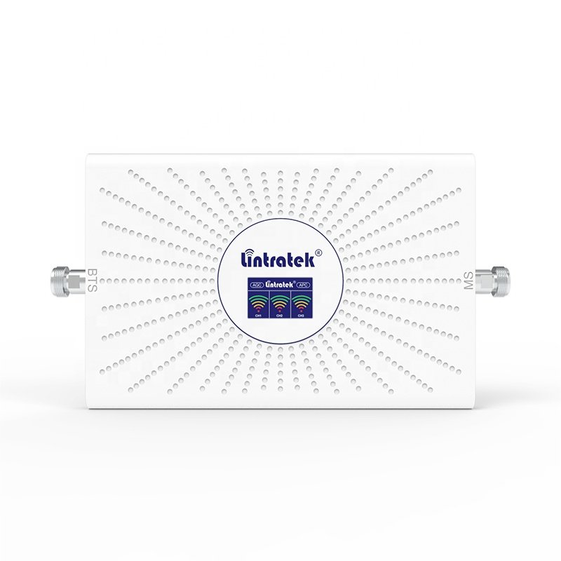 Lintratek New 70dB ALC B8/ B3/ B1 900/1800/2100 mhz 2G/3G/4G/LTE Amplifier Tri Band Signal Repeater Network Booster